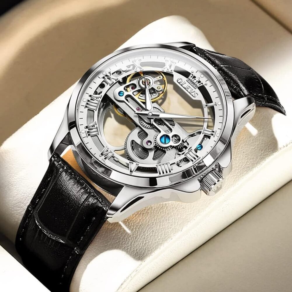 ⚡Watches for Men Automatic Mechanical Stainless Steel Waterproof Luxury Business